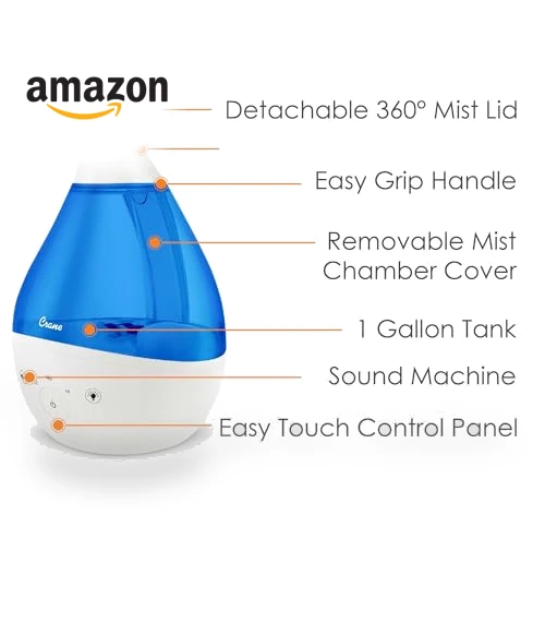 Drop 2.0 Ultrasonic Cool Mist Humidifier — Air Moisturizers, Crane