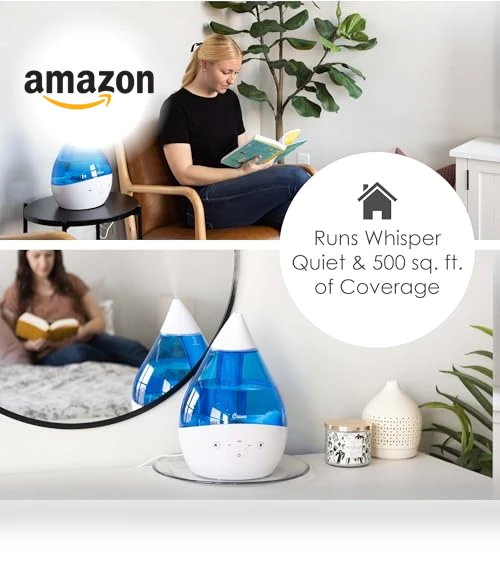 Drop 2.0 Ultrasonic Cool Mist Humidifier — Air Moisturizers, Crane