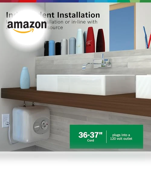 Electric Mini-Tank Water Heater — Compact Countertop Dishwashers, BOSCH