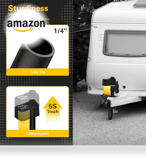 Electric Trailer Jack — Vehicle Lifts, Vovoir