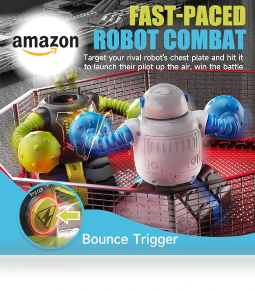 Fighting Robots Set of 2 — Interactive Figures & Robots, cxjoigxi