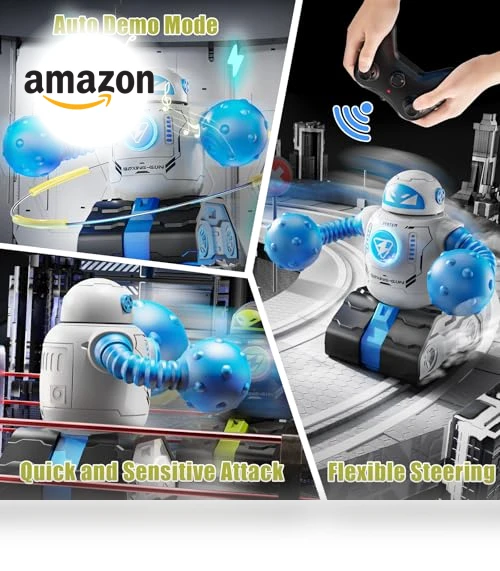 Fighting Robots Set of 2 — Interactive Figures & Robots, cxjoigxi