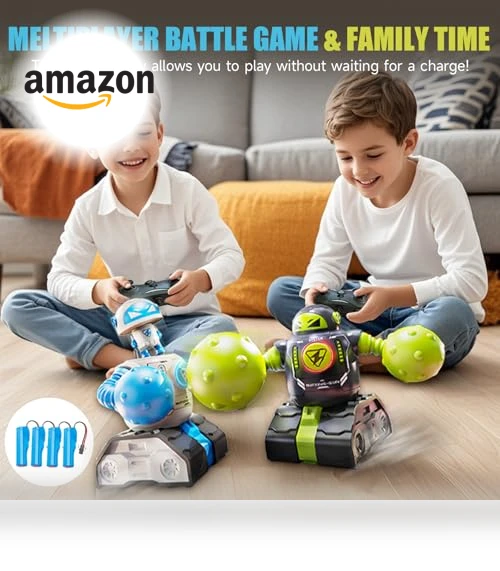 Fighting Robots Set of 2 — Interactive Figures & Robots, cxjoigxi