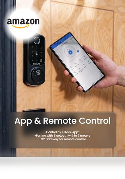 Fingerprint Smart Door Lock — Smart Home Security, DESLOC