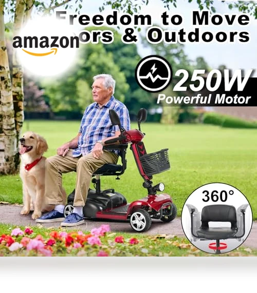 Foldable Electric Mobility Scooter — Mobility Scooters, LODSTUN