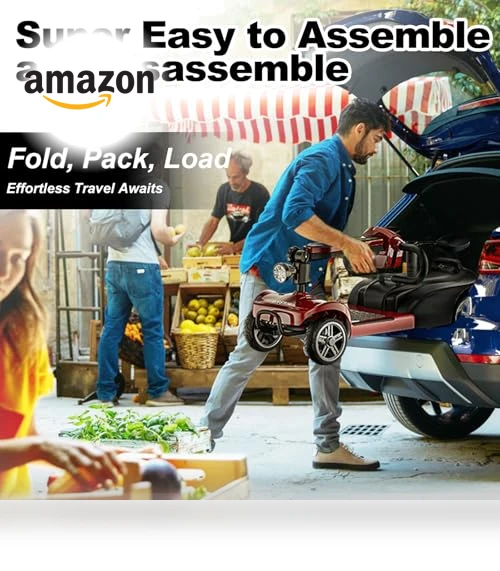 Foldable Electric Mobility Scooter — Mobility Scooters, LODSTUN