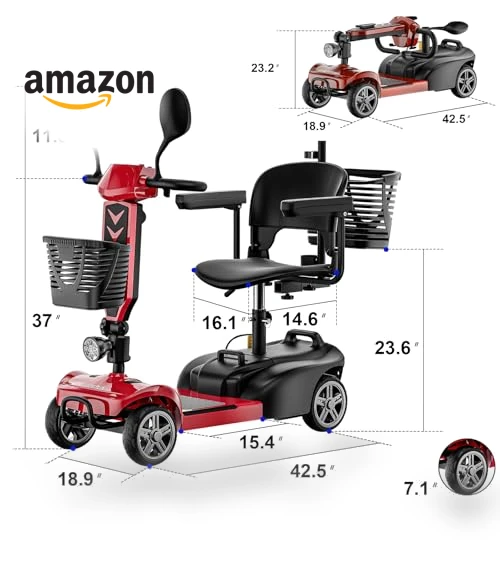 Foldable Electric Mobility Scooter — Mobility Scooters, LODSTUN