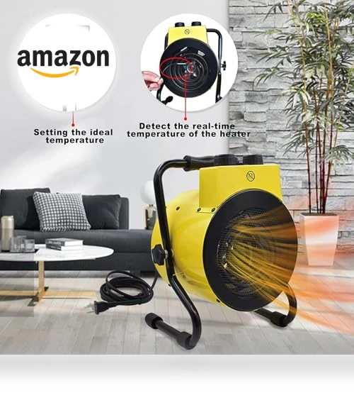 Greenhouse Heater with Adjustable Thermostatic — Portable Heating Solutions, Karveden