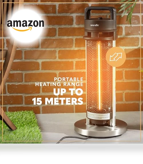 Infrared Patio Heater — Patio Heaters, SereneLife