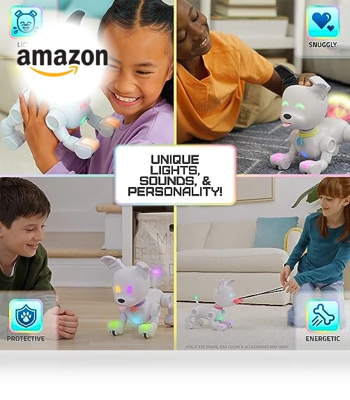 Interactive Robot Dog with Colorful LED Lights — Cameras & Monitors, WowWee