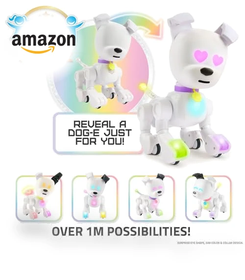 Interactive Robot Dog with Colorful LED Lights — Cameras & Monitors, WowWee