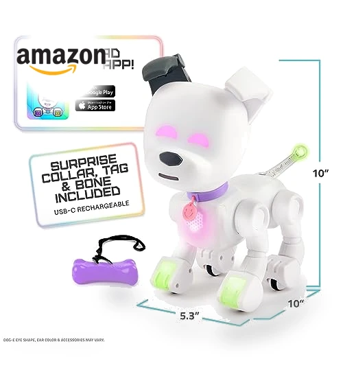 Interactive Robot Dog with Colorful LED Lights — Cameras & Monitors, WowWee