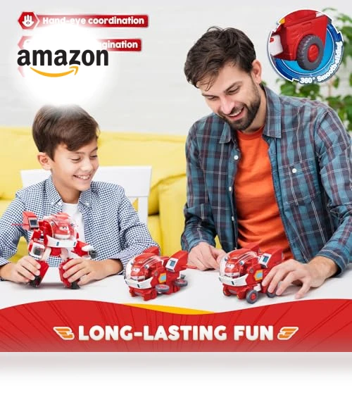 Jett's Super Mecha Transforming Robot — Interactive Figures & Robots, Super Wings