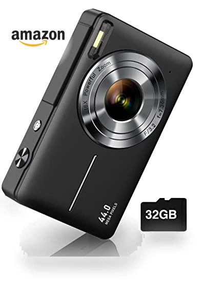 Kids Camera FHD 1080P 44MP — Compact Digital Cameras, CAMKORY
