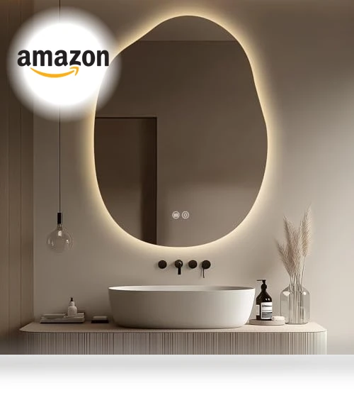 LED Bathroom Mirror with Lights — Makeup, Yoding