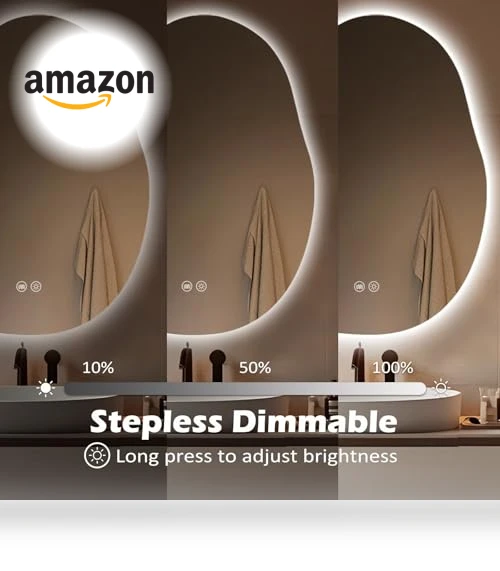 LED Bathroom Mirror with Lights — Makeup, Yoding
