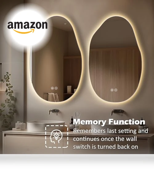 LED Bathroom Mirror with Lights — Makeup, Yoding