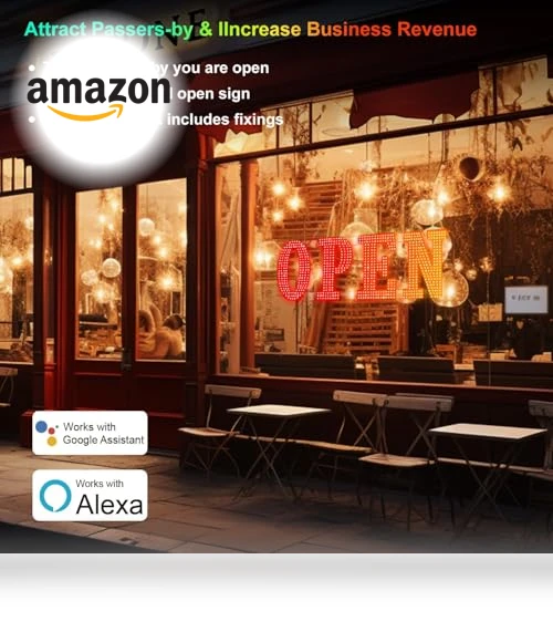 LED Open Sign — Commercial TVs & Displays