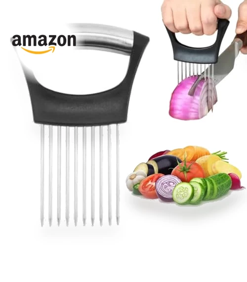 Onion Holder for Slicing — Vegetable, Kerrtoa