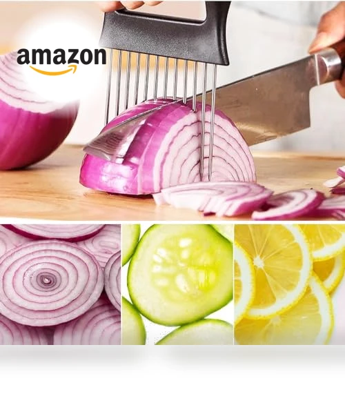 Onion Holder for Slicing — Vegetable, Kerrtoa