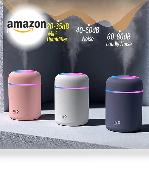 Portable Mini Humidifier — Air Moisture Control, Saunana