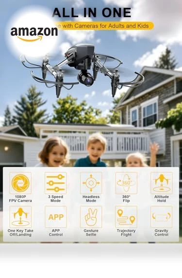 Remote Control Quadcopter with FPV Live Video — Drones, Waktuk