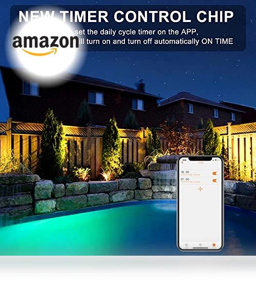 RGB Color Changing LED Flood Lights — Outdoor Light Projectors, ChangM
