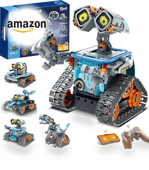 Robot Building Kit with Remote Control — Interactive Figures & Robots, Sillbird
