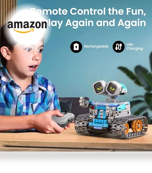 Robot Building Kit with Remote Control — Interactive Figures & Robots, Sillbird