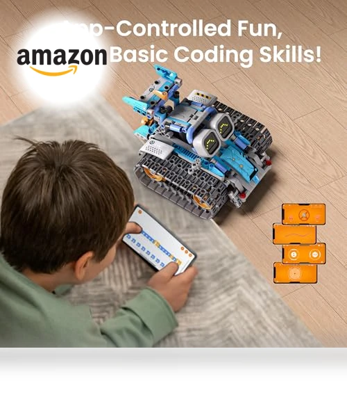 Robot Building Kit with Remote Control — Interactive Figures & Robots, Sillbird