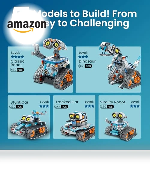Robot Building Kit with Remote Control — Interactive Figures & Robots, Sillbird