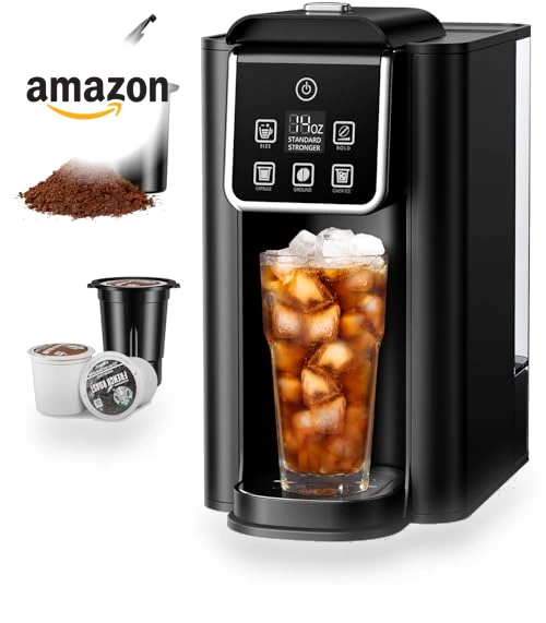 Single Serve Coffee Maker 2.0 — Chilled Brew Essentials, SHARDOR
