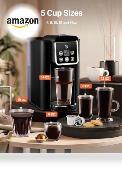 Single Serve Coffee Maker 2.0 — Chilled Brew Essentials, SHARDOR