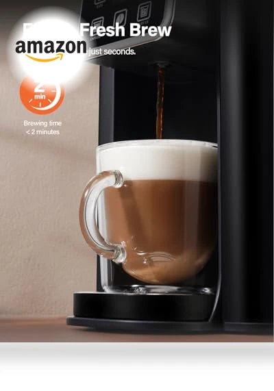 Single Serve Coffee Maker 2.0 — Chilled Brew Essentials, SHARDOR