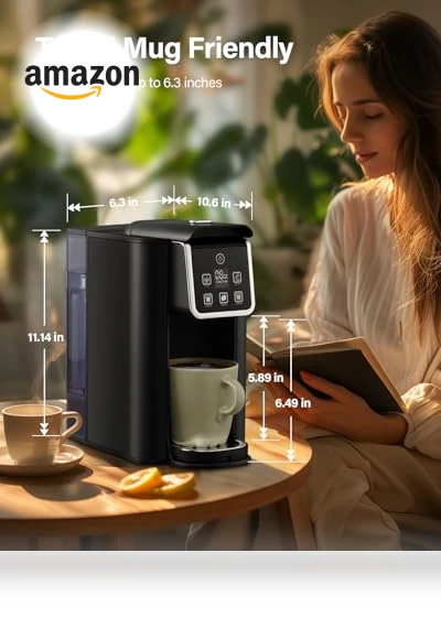 Single Serve Coffee Maker 2.0 — Chilled Brew Essentials, SHARDOR
