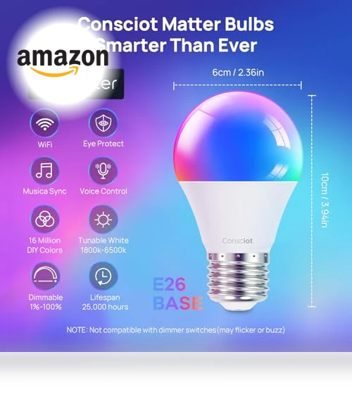 Smart Light Bulbs — LED, Consciot