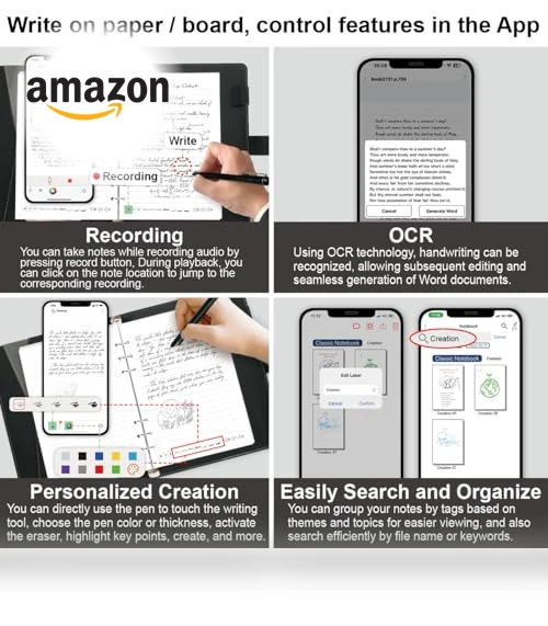 Smart Pen Notebook and Writing Board Set — Smart Writing Tools, Ophayapen