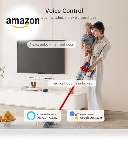 Smart WiFi Front Door Lock — Deadbolts, hornbill