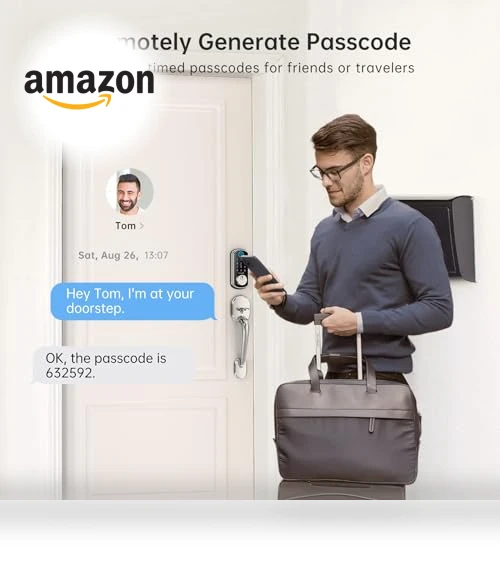 Smart WiFi Front Door Lock — Deadbolts, hornbill