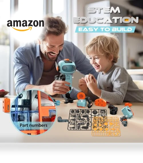 STEM Circuits Robot Building Toys — Construction Kits, Kyanio