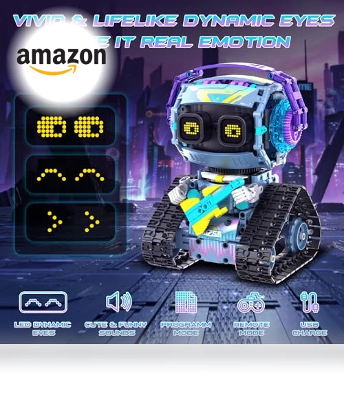 STEM Robot Building Kit for Kids — Construction Kits, QHECTTY