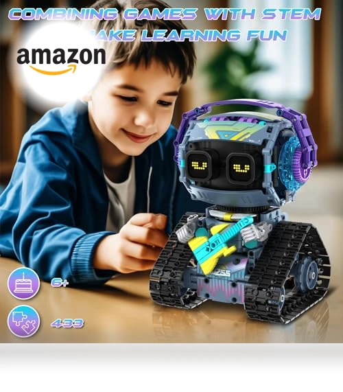 STEM Robot Building Kit for Kids — Construction Kits, QHECTTY