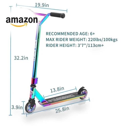 Stunt Scooter for Kids and Beginners — Scooters & Gear, LEADER RIDER