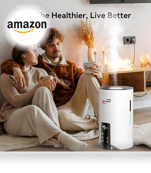 Ultrasonic Cool Mist Humidifier & Essential Oil Diffuser — Air Moisturizers, BWJBSW