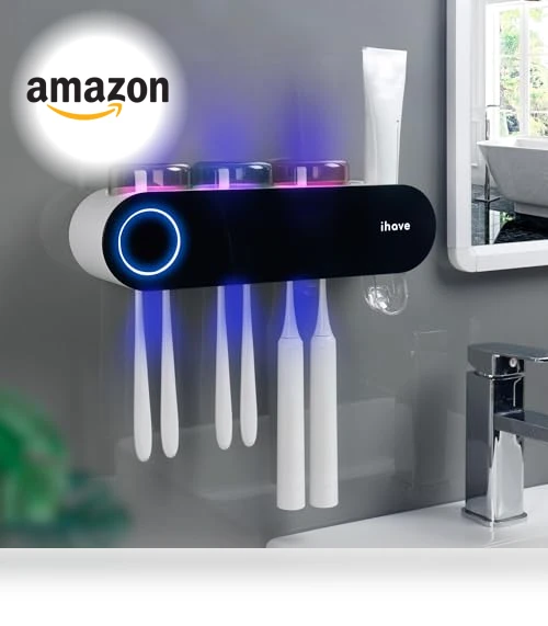 UV Toothbrush Sanitizer and Holder — Toothbrush Holders, iHave