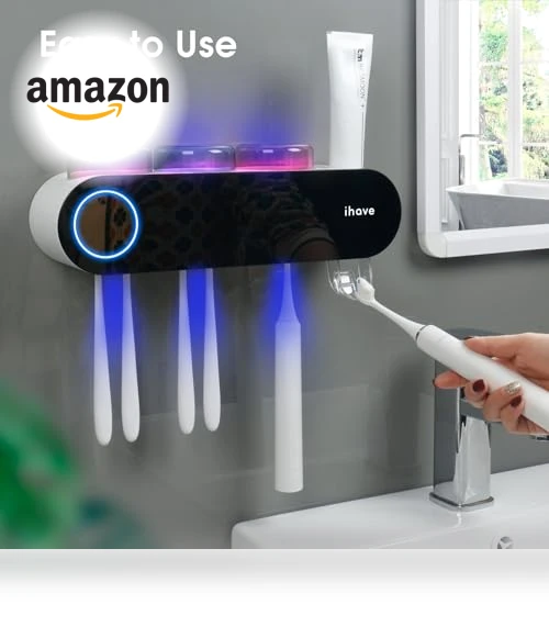 UV Toothbrush Sanitizer and Holder — Toothbrush Holders, iHave