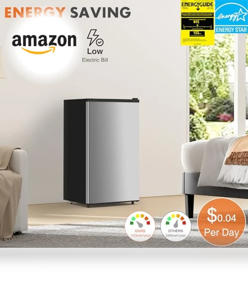 3.2 Cu.Ft Mini Fridge with Freezer — Mini Fridges, Sweetcrispy