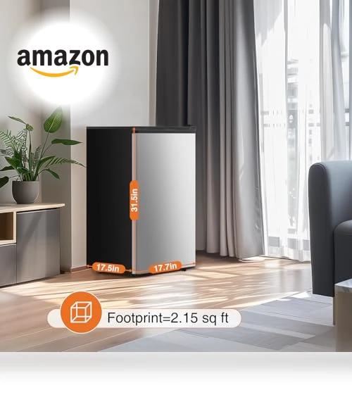 3.2 Cu.Ft Mini Fridge with Freezer — Mini Fridges, Sweetcrispy