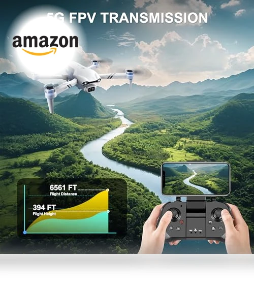 4K UHD GPS RC Drone with Brushless Motor — Drones, CANKETEC