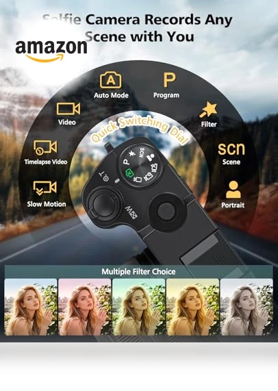5K Digital Camera with WiFi and Dual Lens — Mirrorless Cameras, ToAuite